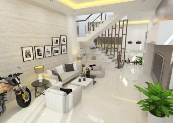 Đặc điểm của phong cách thiết kế nội thất phòng khách hiện đại