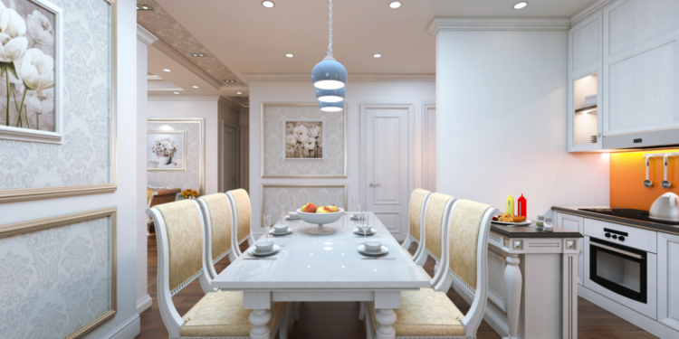 Ý tưởng thiết kế nội thất phòng bếp chung cư đẹp