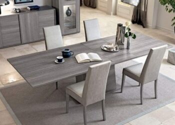 Gợi ý các bộ bàn ăn gỗ công nghiệp đẹp