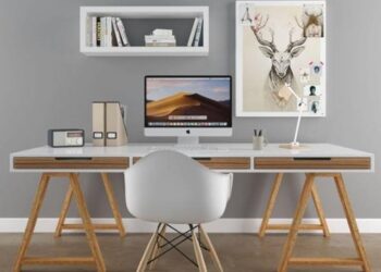 TOP những mẫu bàn làm việc màu trắng đẹp thanh lịch