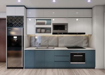 Thi công tủ bếp gỗ nhựa picomat trọn gói